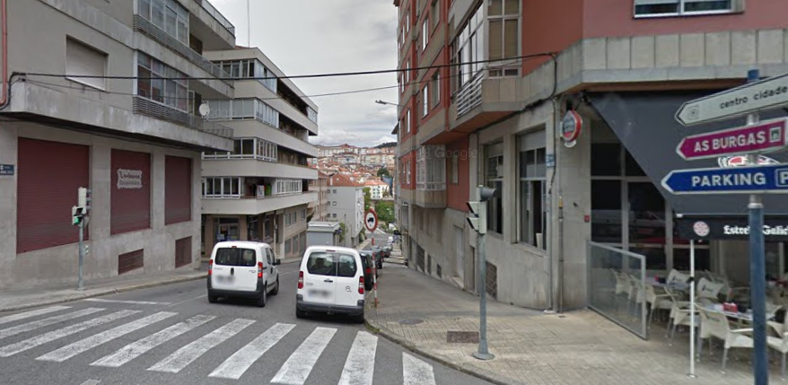 Confluencia de Irmáns Xesta e Avenida de Portugal en una foto de Google Street View