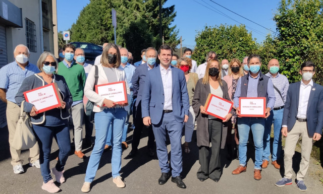 Gonzalo Caballero presenta los avales para respaldar su candidatura a la secretaría xeral del PSdeG