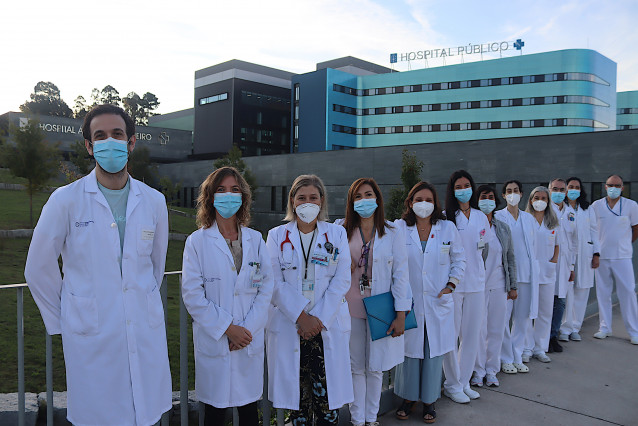 Profesionales del servicio de Neumología del Hospital Álvaro Cunqueiro de Vigo.