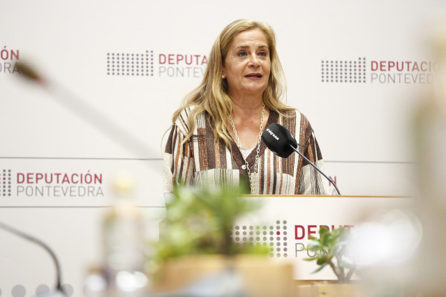 La presidenta de la Diputación de Pontevedra, Carmela Silva.