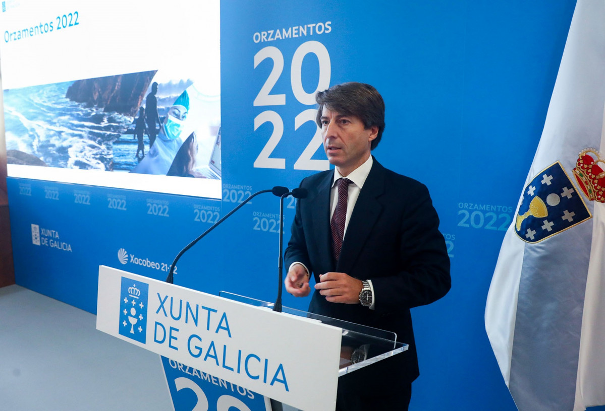 El conselleiro de Facenda presenta los presupuestos para 2022