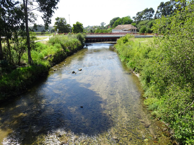 Río Lagares a su paso por Vigo