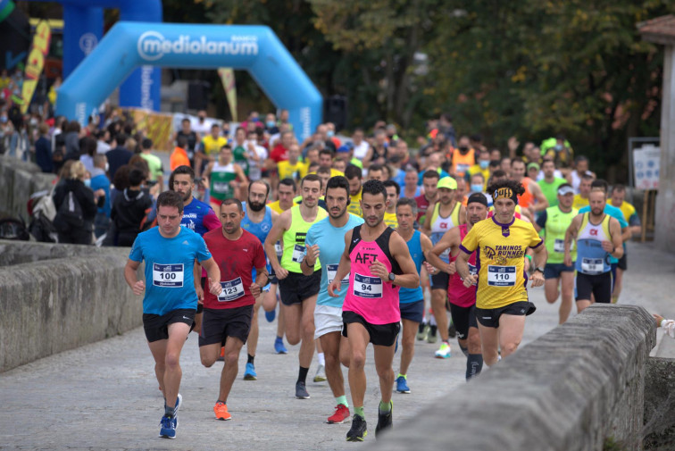 Rubén Diz y Begoña Domínguez se imponen en la 15K Nocturna de Ourense