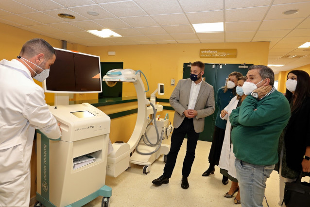 Presentación en el Hospital do Barbanza de un nuevo equipo quirúrgico.