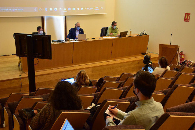 Reunión ordinaria del Consello de Goberno de la Universidade de Vigo, el 27 de octubre de 2021.