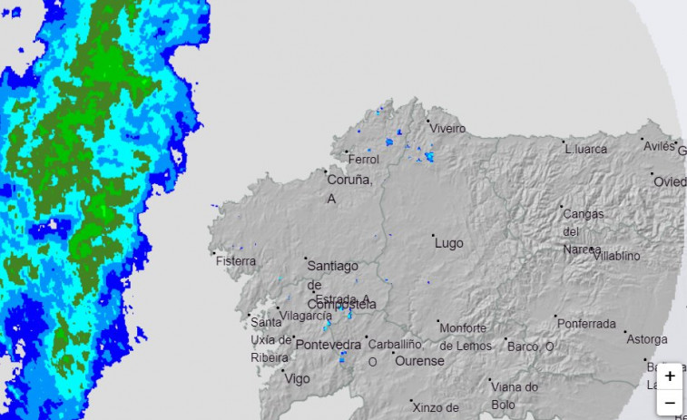 Alerta amarilla por fuertes lluvias en varias provincias gallegas este jueves y también viernes