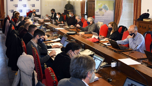 Reunión del consello de goberno de la USC