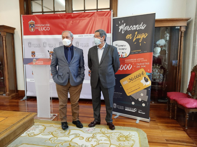 La Diputación de Lugo y la Federación de Comercio promueven la campaña 'Mercando en Lugo'.