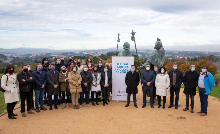 'O rural contra a violencia de género': protestas en 24 puntos de Galicia contra la violencia machista