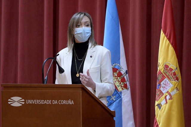 La conselleira de Política Social, Fabiola García, en A Coruña.
