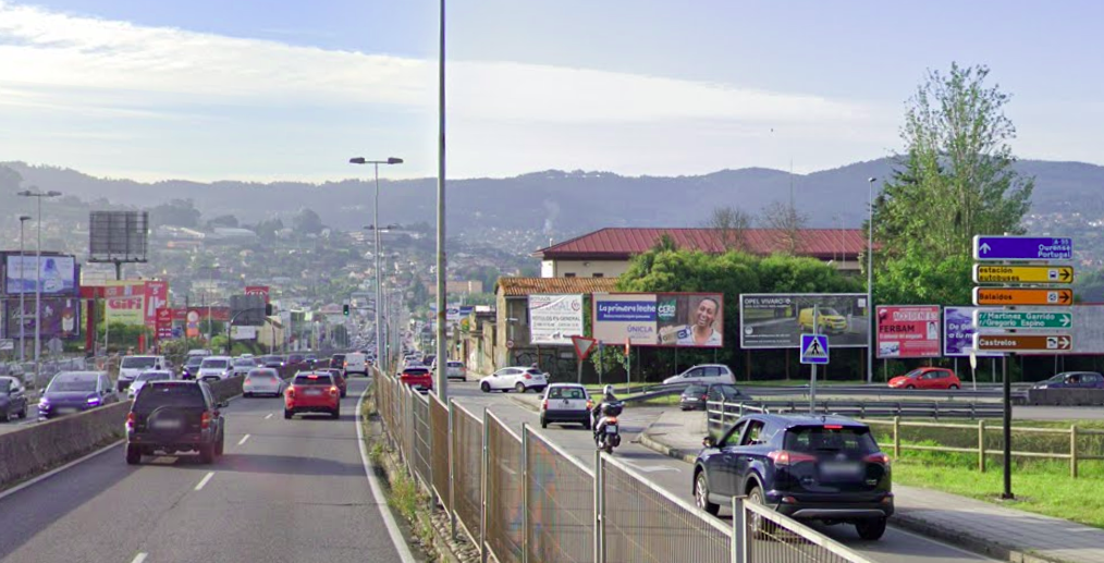 Avenida de Madrid en una foto de Google Street View
