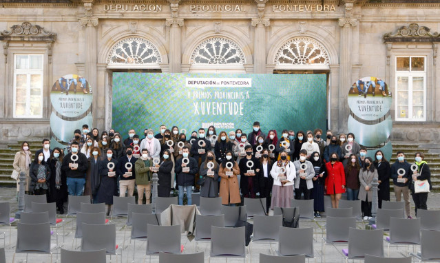 Entrega de la V edición de los Premios Provinciais á Xuventude de la Diputación de Pontevedra