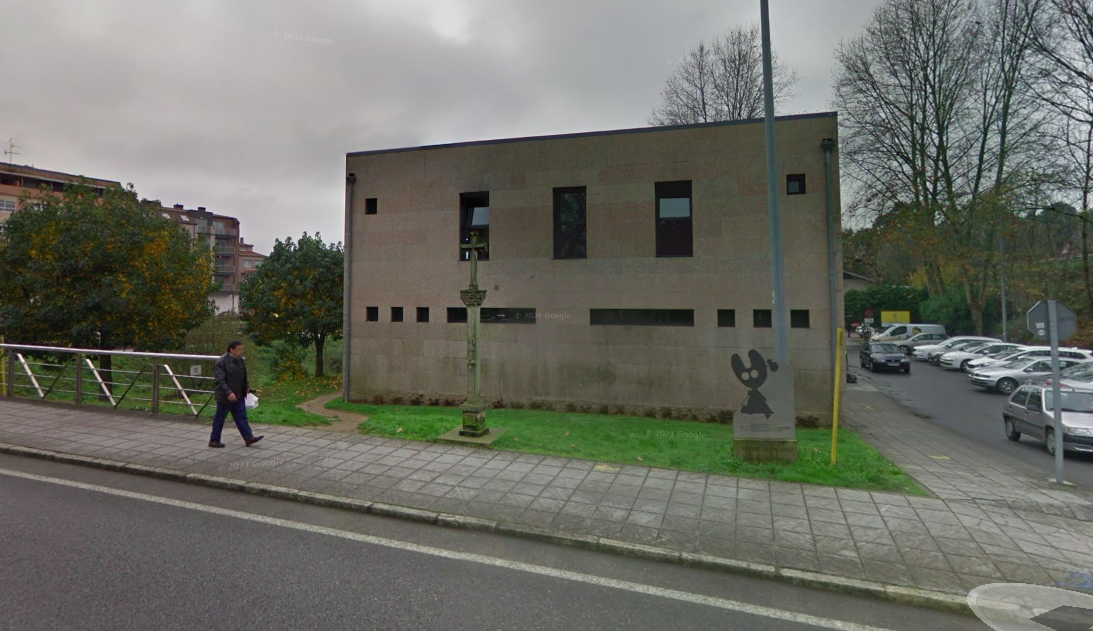 Albergue de peregrinos de O Porriu00f1o en una foto de Google Street View