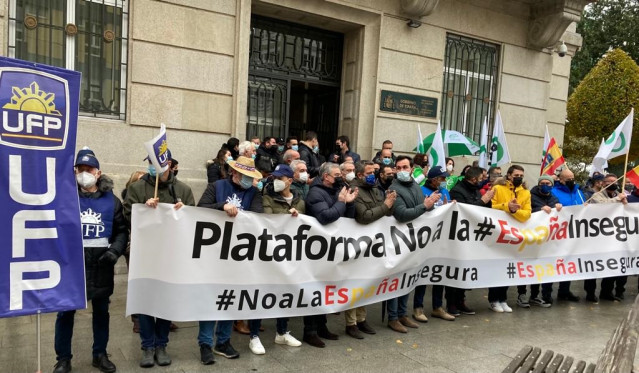 Concentración contra la reforma de la Ley de Seguridad Ciudadana