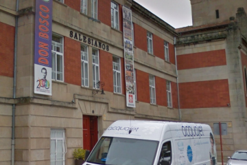 Fachada de los Salesianos en Ourense en una foto de Google Street View