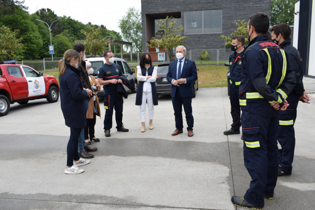 Parque de bomberos en la provincia de Lugo