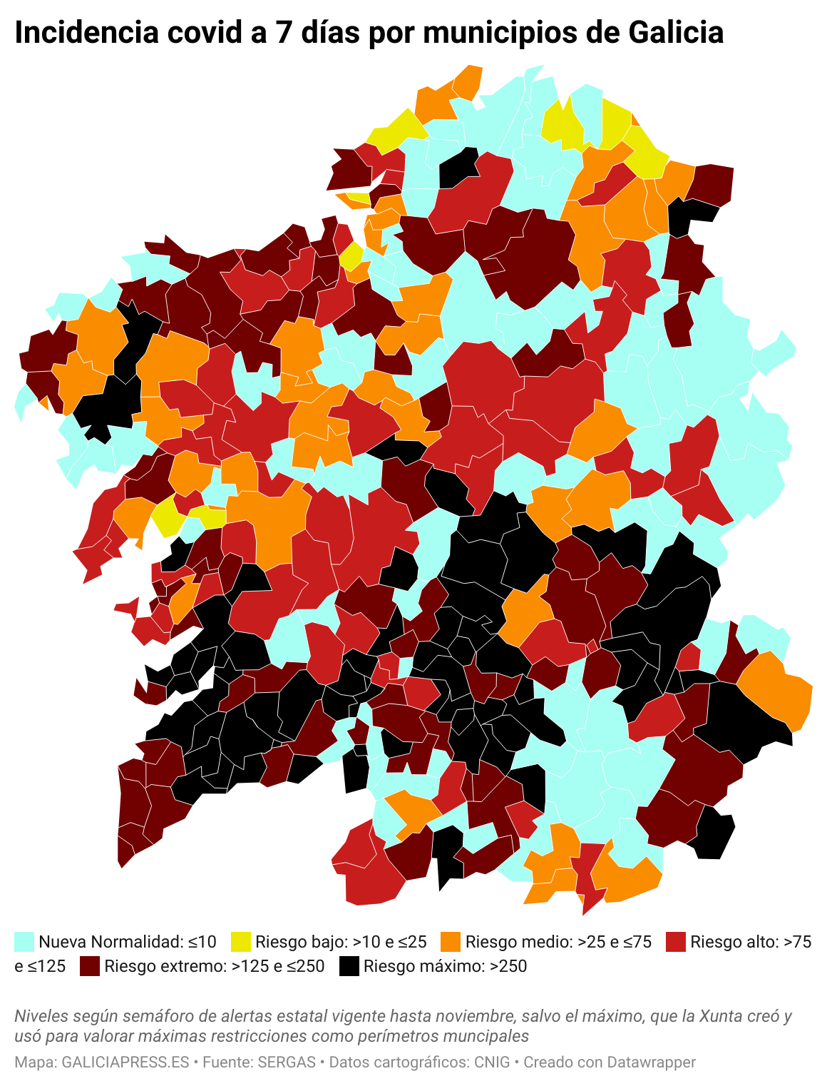 ClElv incidencia covid a 7 d as por municipios de galicia  (12)