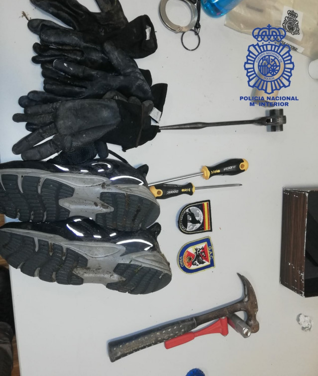 Efectos intervenidos por la Policía