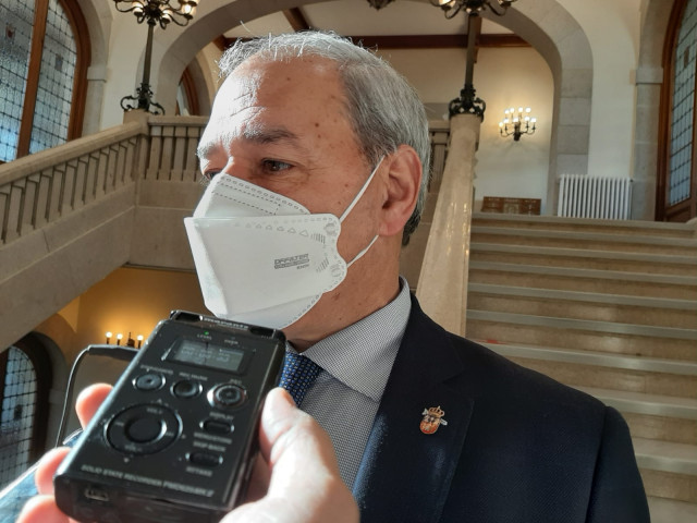 José Tomé, presidente de la Diputación de Lugo, en declaraciones