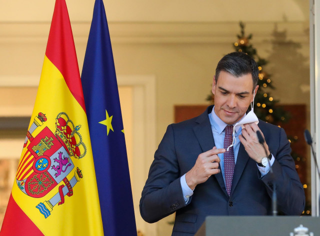 El presidente del Gobierno, Pedro Sánchez,