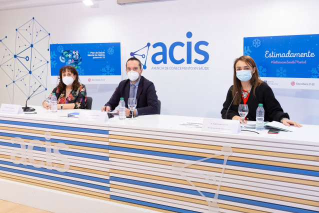 E secretario xeral técnico da Consellería de Sanidade, Alberto Fuentes, presenta la campaña 'Estimada-MENTE: Galicia coa Saúde Mental'.