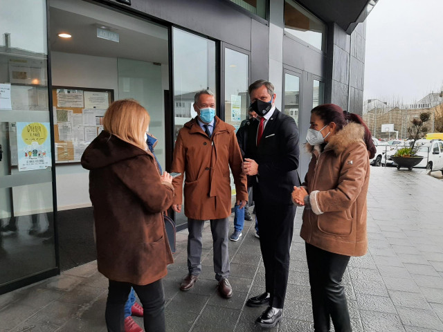 El delegado del Gobierno en Galicia, José Miñones, visita A Fonsagrada