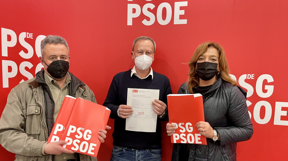 El Candidato A La Reelección En La Secretaría Provincial Del PSOE De Ourense, Rafael Rodríguez Villarino, Ha Presentado Este Viernes Los Avales Para Concurrir Al Proceso De Primarias En El Que Se M