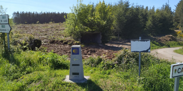 Construcción de un polígono industrial en las inmediaciones del Camino Primitivo en A Fonsagrada (Lugo)