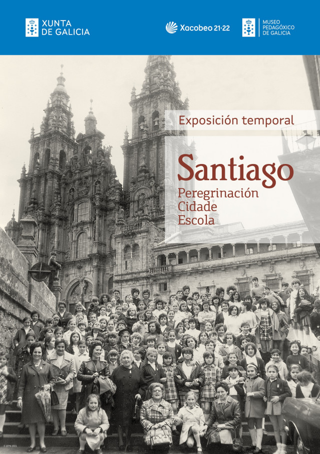 Cartel de la exposición en el Museo Pedagóxico de Galicia
