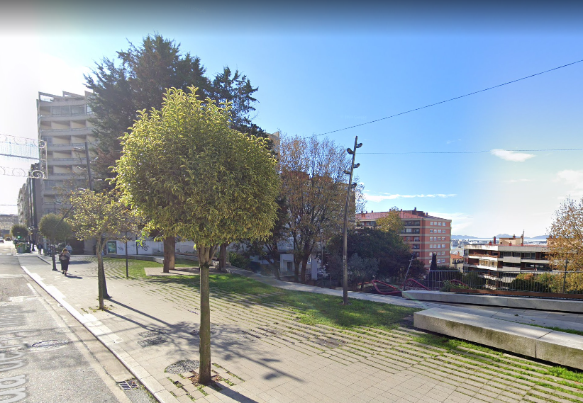 Zona arbolada en Pi i Maragall