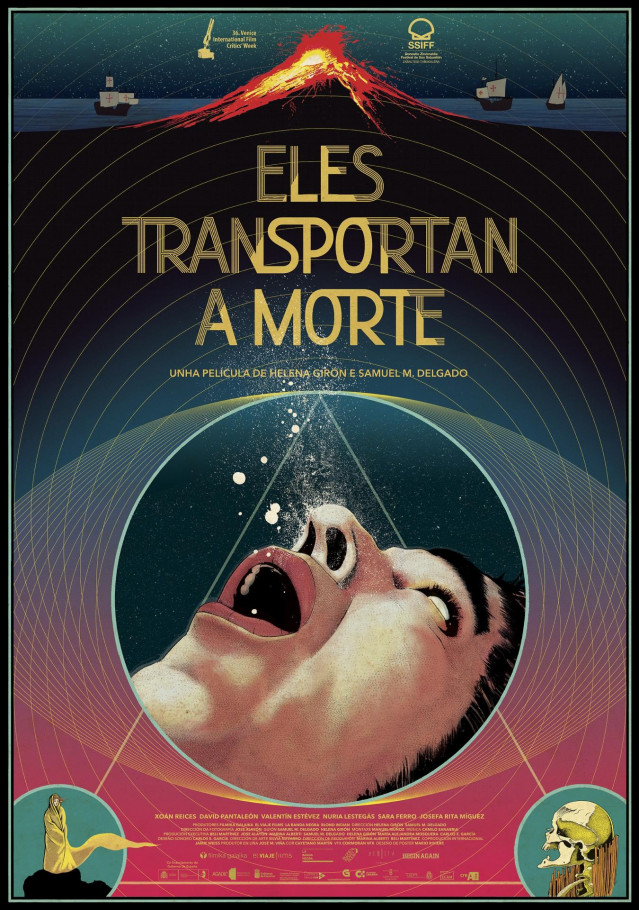 Archivo - Cartel de 'Eles transportan a morte'