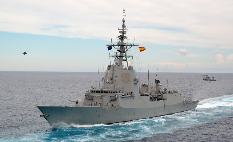 Otra fragata con base en Ferrol , la 'Juan de Borbón', zarpa con una flota de la OTAN mientras sigue la tensión en Ucrania