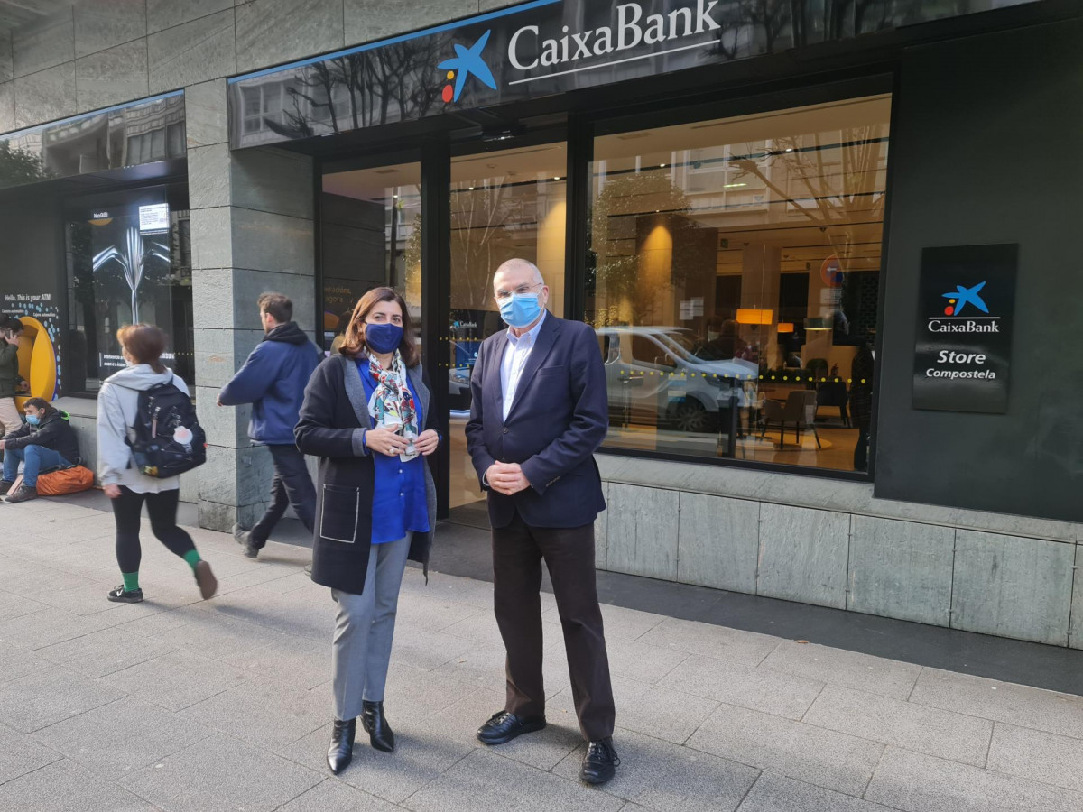 Directora Relaciones Institucionales La Caixa Galicia y presidente Cegasal 1 