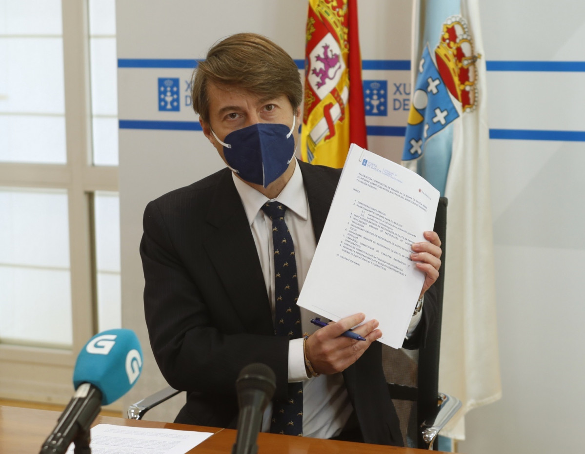 El conselleiro de Facenda, Miguel Corgos