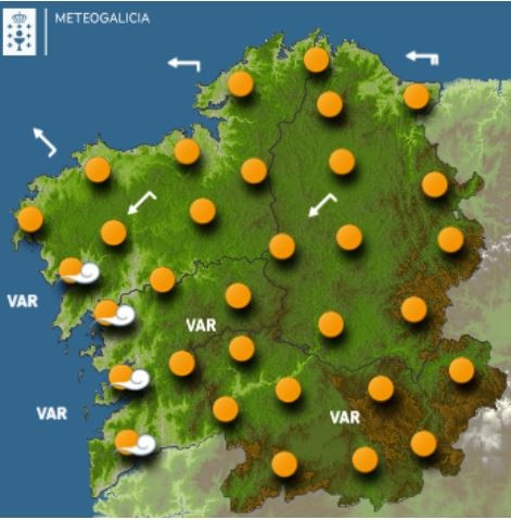 El tiempo para miércoles: continúa la influencia anticiclónica y suben levemente las temperaturas