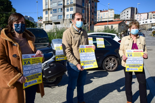 El PP de Poio (Pontevedra) convoca una manifestación para el domingo 6 de febrero de 2022 contra el gobierno tripartito.
