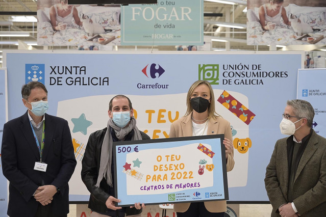 La conselleira de Política Social, Fabiola García, participa en la entrega de premios de la II edición do certame O teu desexo para 2022