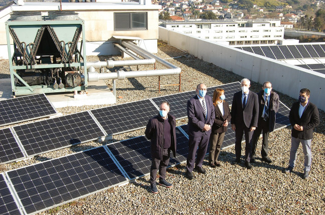 El vicepresidente segundo de la Xunta, Francisco Conde, durante una visita al campus de Ourense