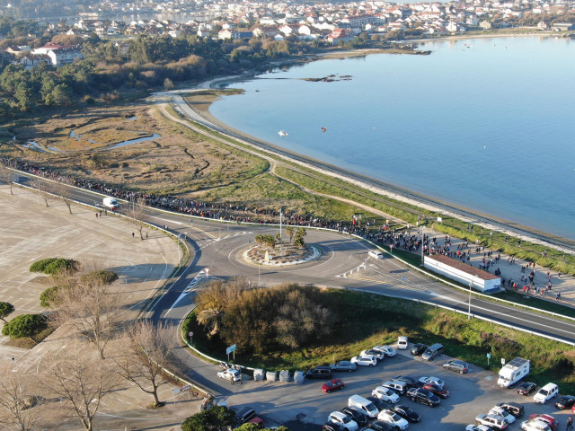 Archivo - Manifestación en A Illa en apoyo al sector del mejillón