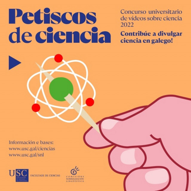 Cartel del concurso 'Petiscos de ciencia'