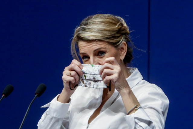 La vicepresidenta segunda y ministra de Trabajo y Economía Social, Yolanda Díaz