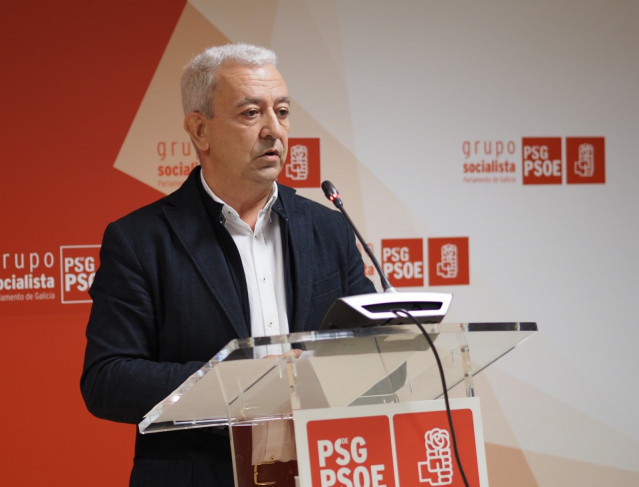 El portavoz de los socialistas en el Parlamento gallego, Luis Álvarez