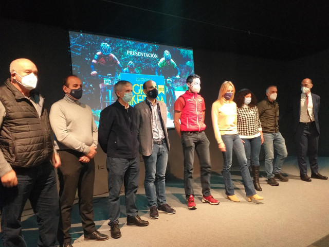 Presentación de la 'Gran Bikedada 2022', en la que se han inscrito 812 deportistas, y que se celebra el 20 de febrero de 2022.