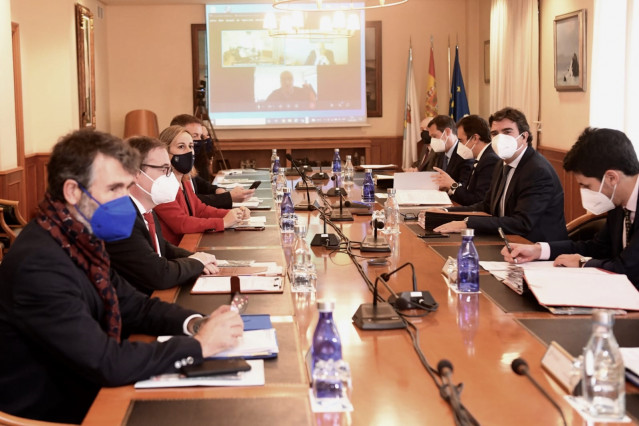 Consejo de administracion de la Autoridad Portuaria de A Coruña, celebrado este martes