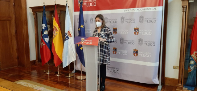 La portavoz socialista del gobierno provincial en Lugo, Pilar García Porto.