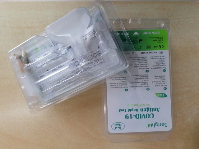 Archivo - Test de antígenos