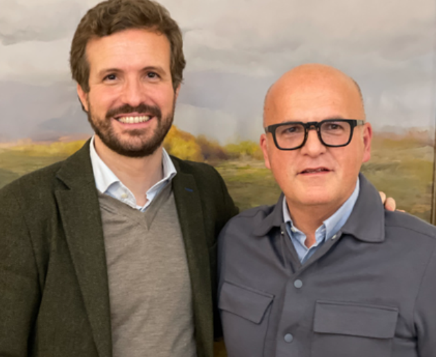 Baltar con Casado en una foto de archivo