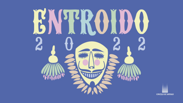 Cartel del programa de carnaval del 2022 de Santiago de Compsotela