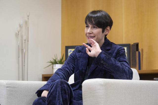 La portavoz nacional del Bloque Nacionalista Galego (BNG), Ana Pontón, durante una entrevista para Europa Press en la sede del Parlamento de Galicia, a 3 de febrero de 2022, en Santiago de Compostela, A Coruña, Galicia (España). Ana Pontón se convirtió en