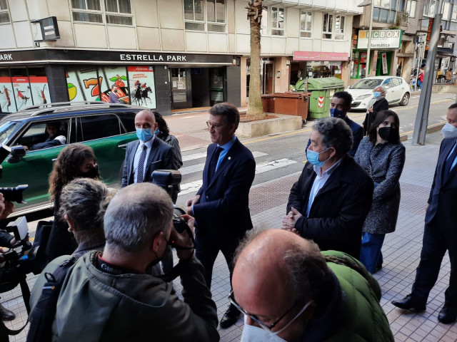 El presidente de la Xunta, Alberto Núñez Feijóo.